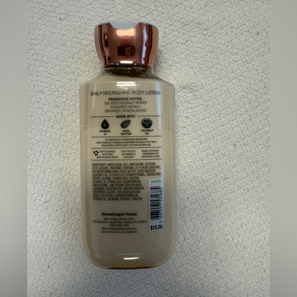 Bath & Body Works Coco Paradise Lotion with Copper Cap - Picture 2 of 2